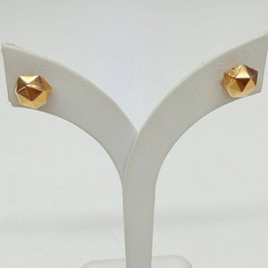 Boucles d'oreilles clou or jaune 18 K