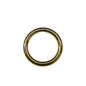 Bague Jonc Or Jaune avec Tête d'Aigle 18K Taille 51