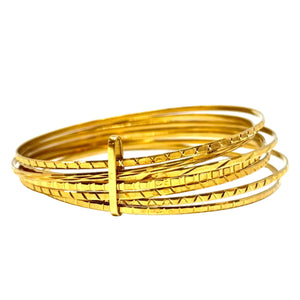 Bracelet Semainier en Or Jaune 18k