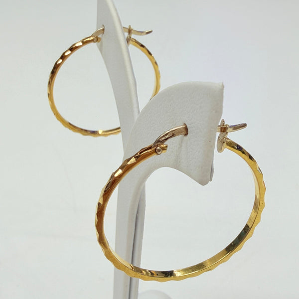 Créoles en Or Jaune 18 K