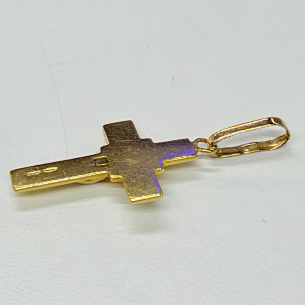 Pendentif Croix Or Jaune 18K
