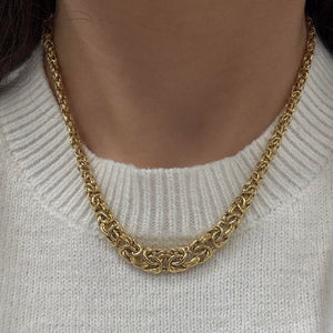 Collier Princesse Or Jaune 18K Maille Royale