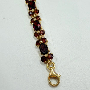 Bracelet Pierres en Or 18K avec Grenats