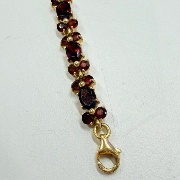 Bracelet Pierres en Or 18K avec Grenats