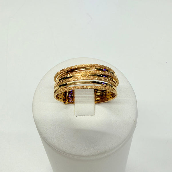Bague Semainier en Or Jaune 18K - Taille 62