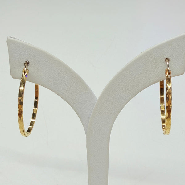 Créoles en Or Jaune 18 K