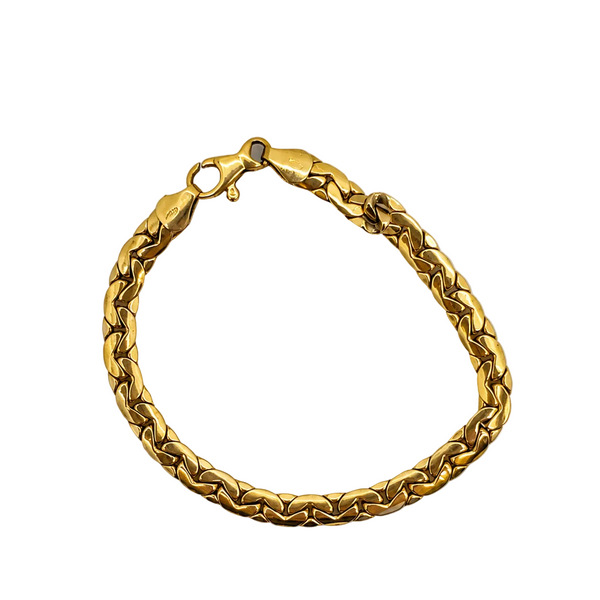 Bracelet Gourmette en Or Jaune 18 Carats