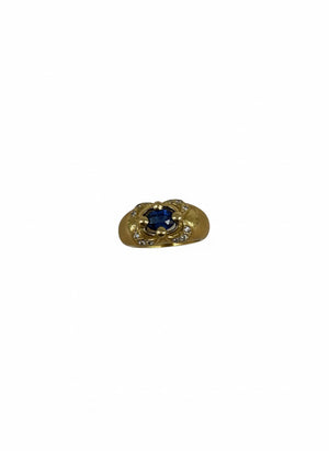 Bagues en or jaune 18 K - Taille : 56 - 14.23 G