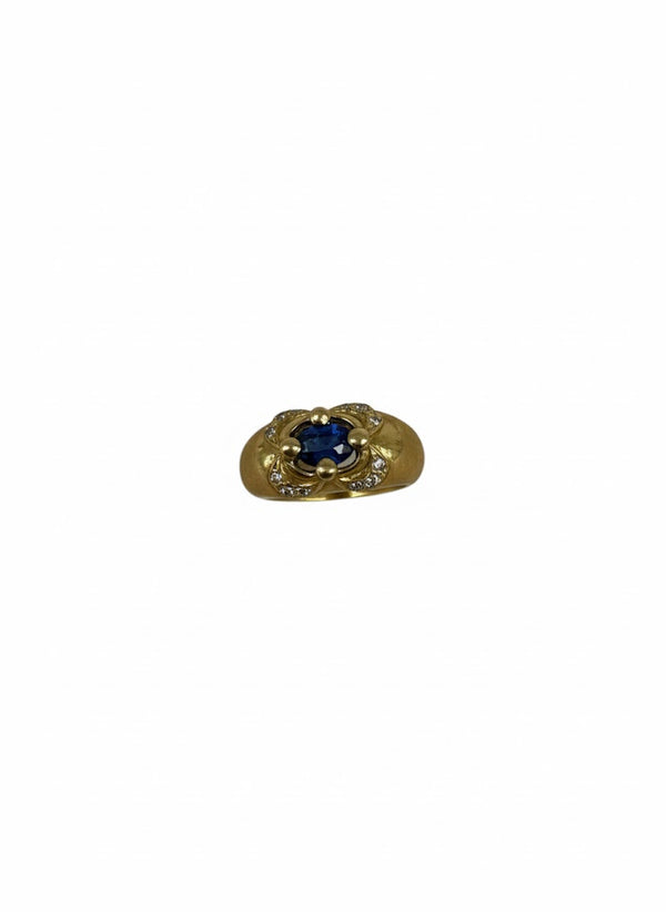 Bagues en or jaune 18 K - Taille : 56 - 14.23 G